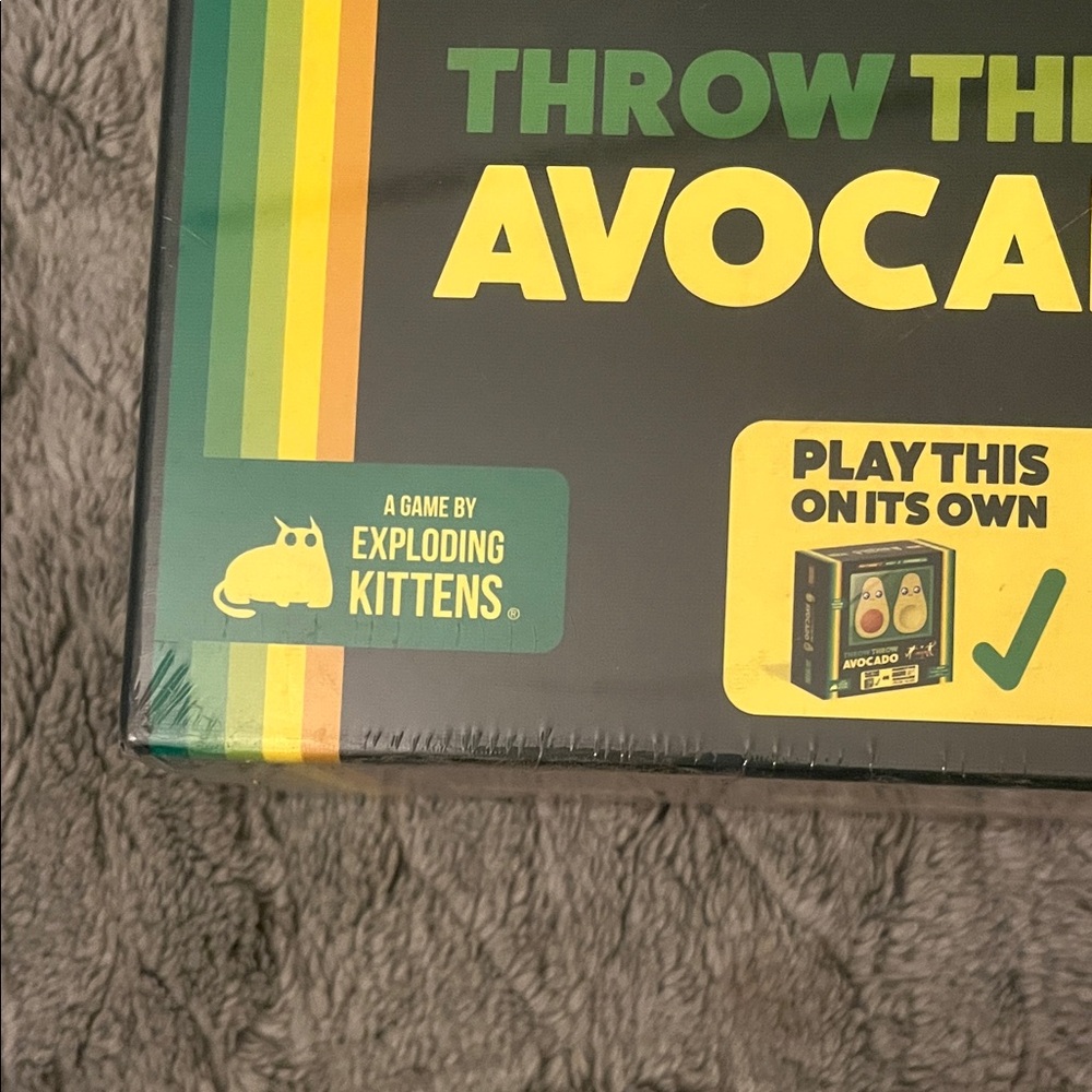 Throw Throw Avocado Kids Game - Yellow Avocado Toss Toy - Picture 2 of 10